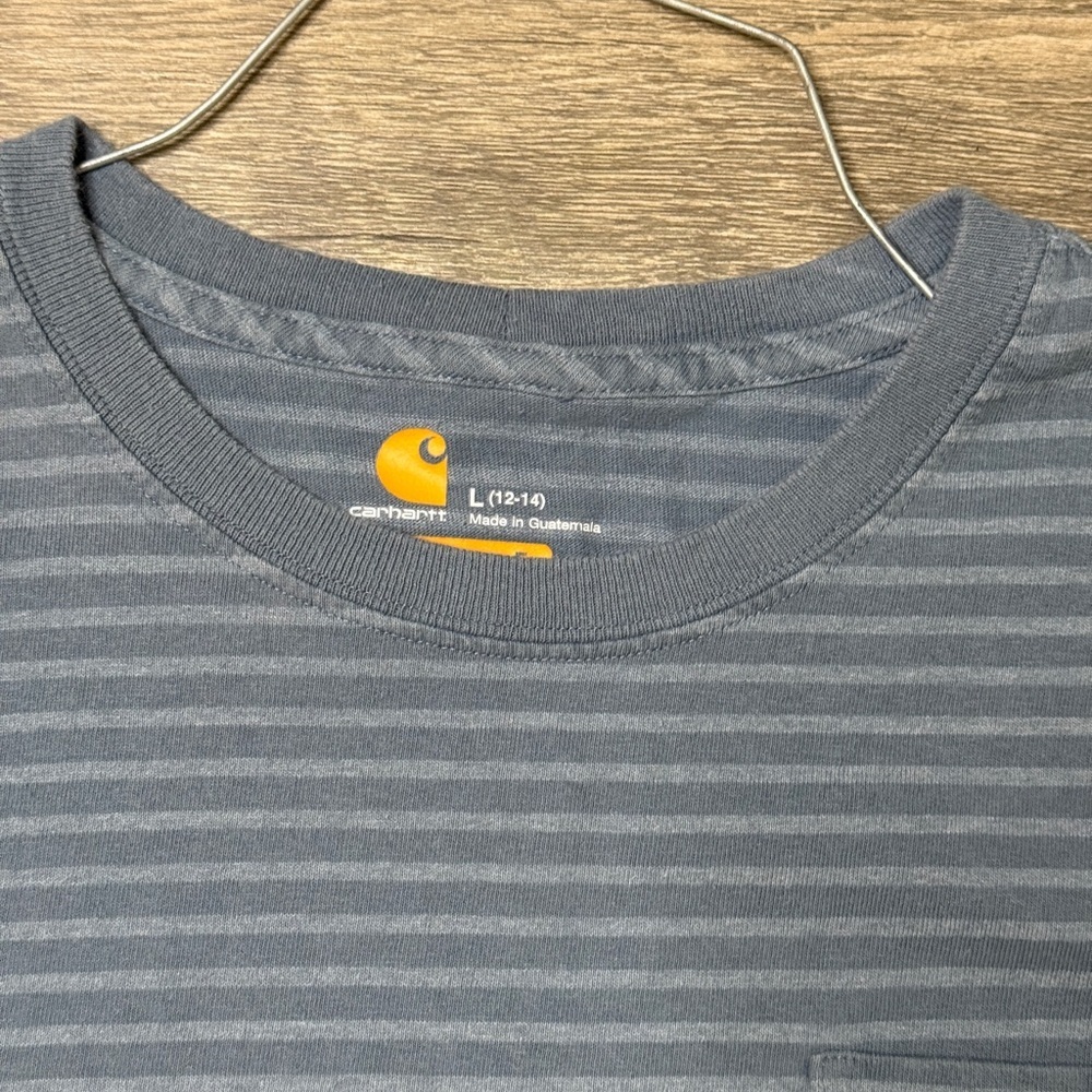 Carhartt Gray Striped Tee - Picture 3 of 5